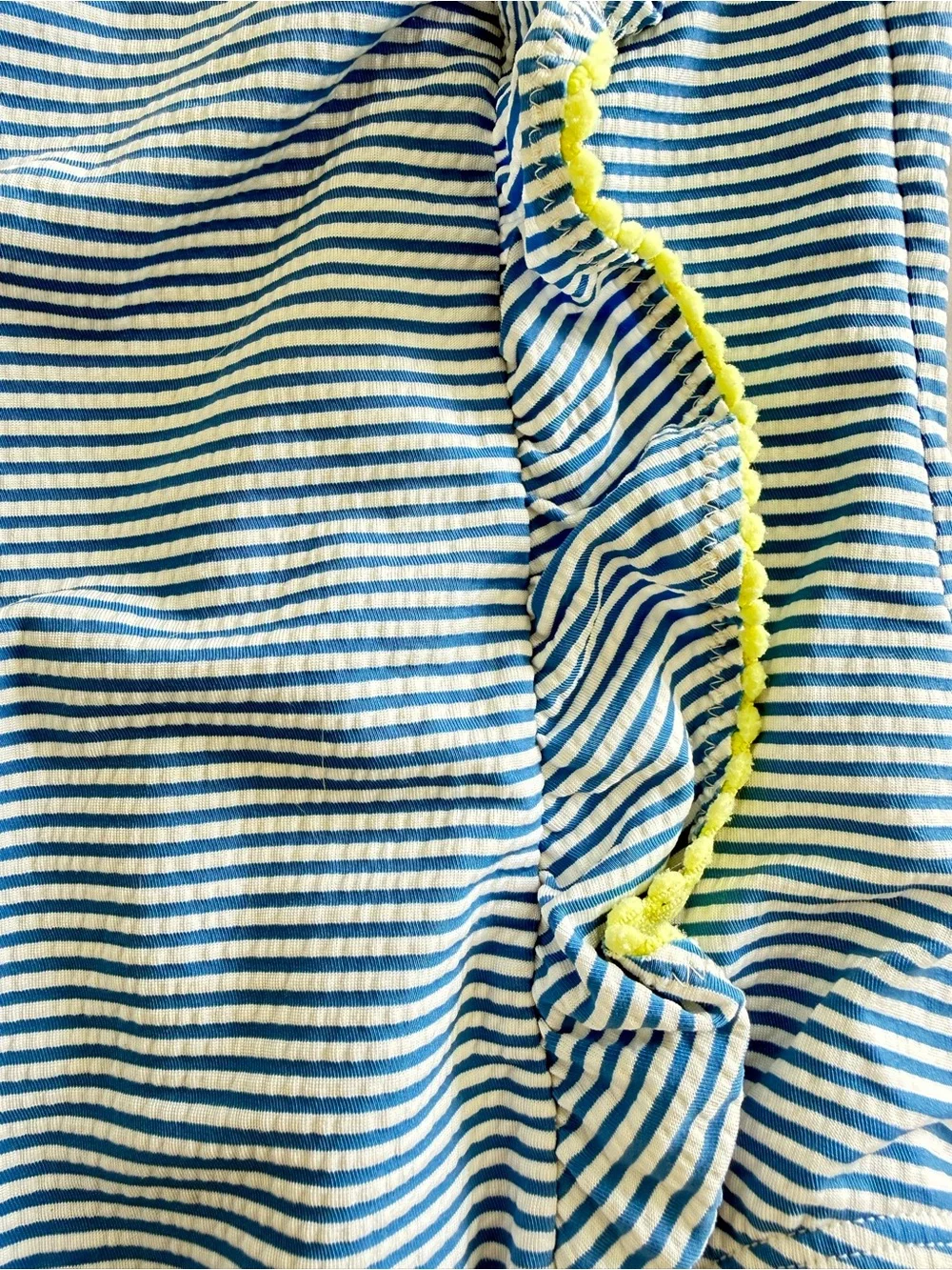 Mini Boden classic white striped